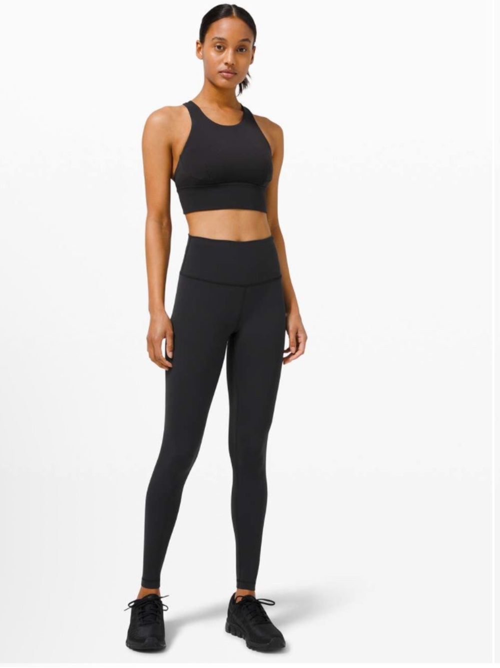Lululemon Wunder Train Long-Line Bra *Medium Support, C/D - Size 4 no cups